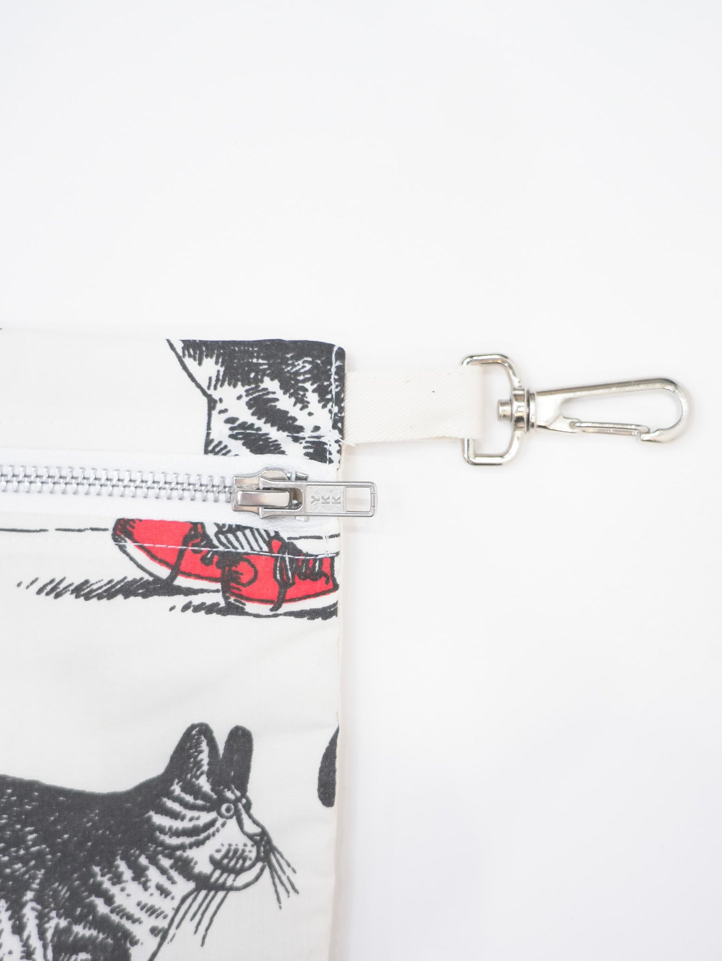 Fringe Pouch - Vintage Fabric