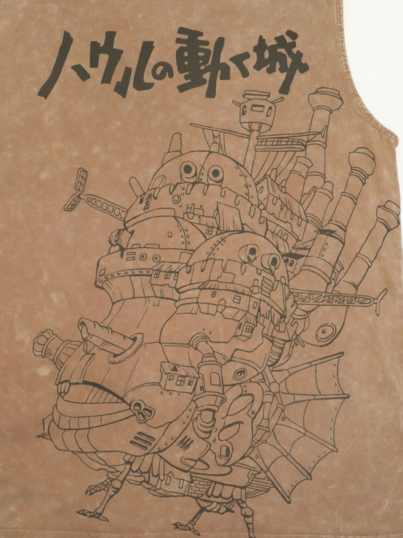 スタジオジブリ ハウルの動く城 動く城 ノースリーブ Tシャツ