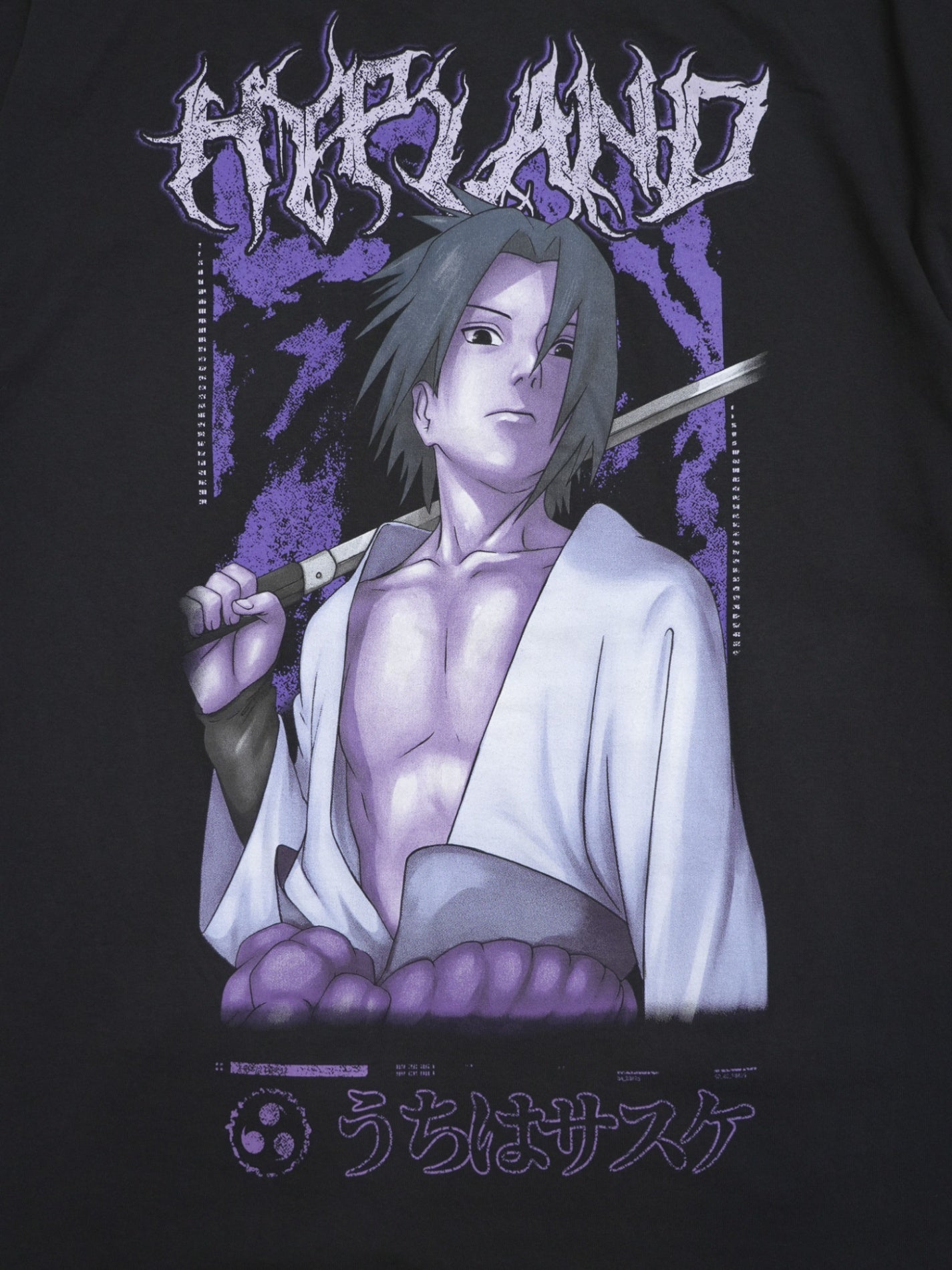 NARUTO×HYPLAND 疾風伝 うちはサスケ Tシャツ XLサイズ