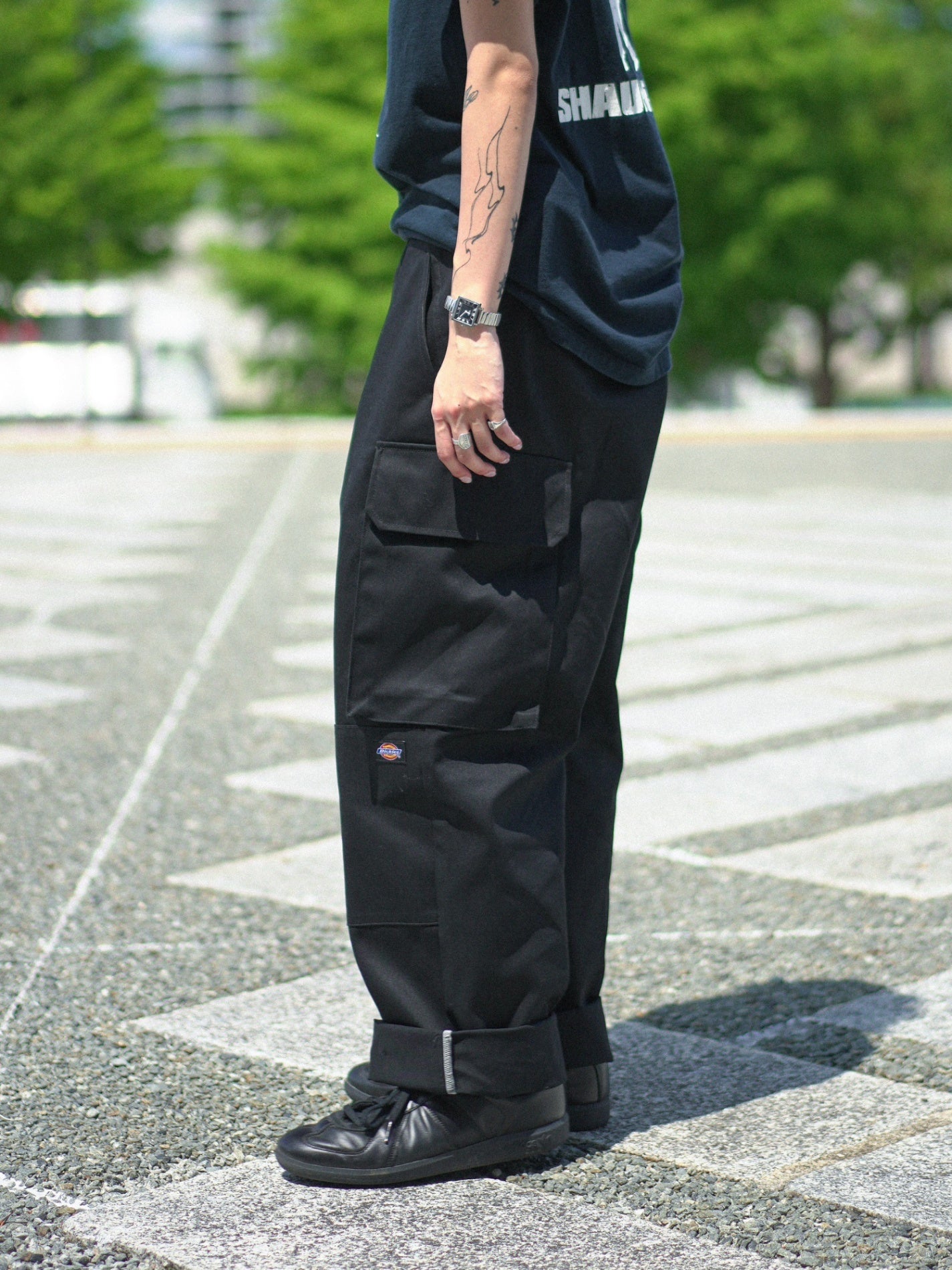 Dickies DAN別注 M47 Work Trousers - BLACK