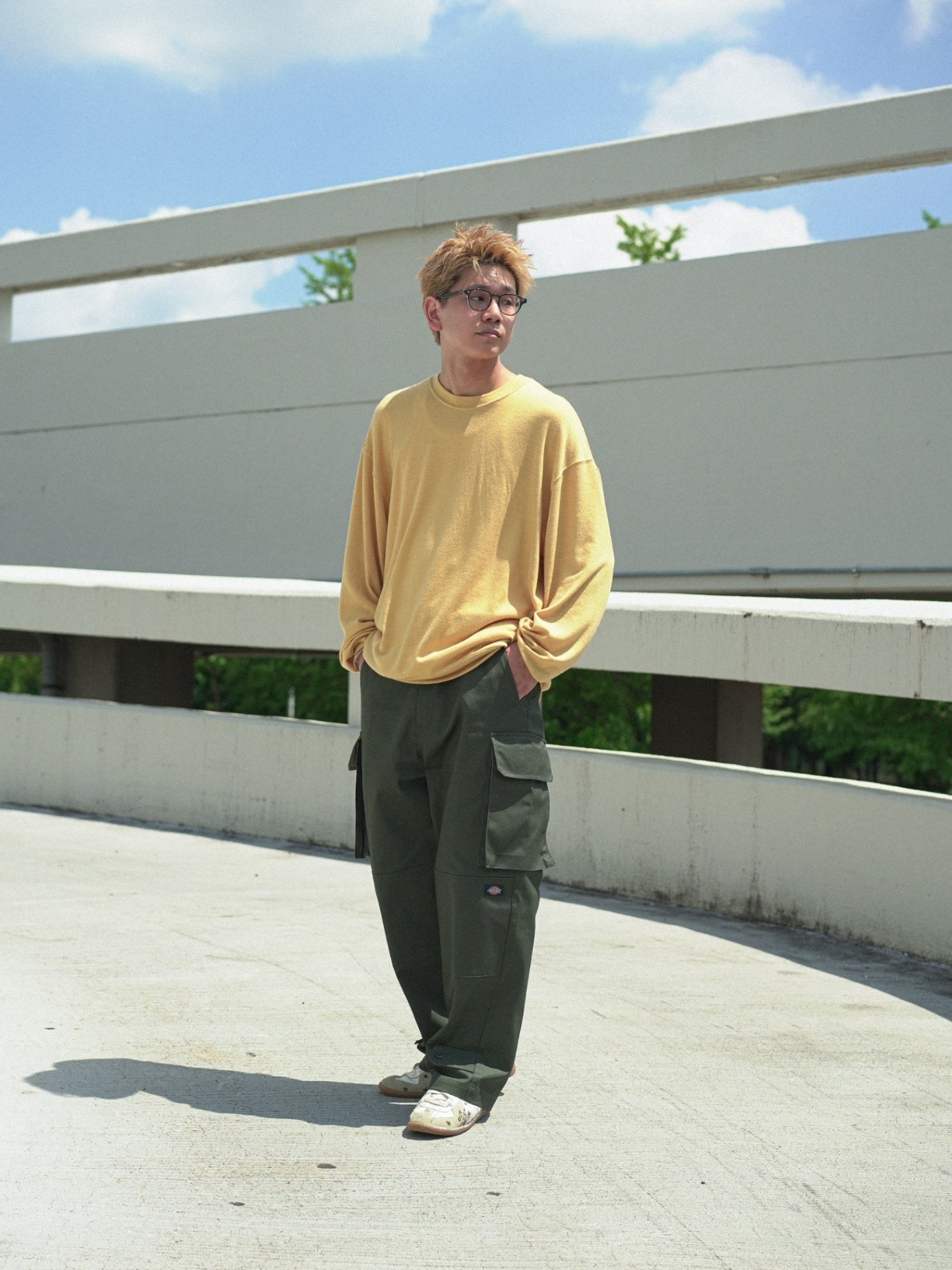 Dickies DAN別注 M47 Work Trousers - OLIVE