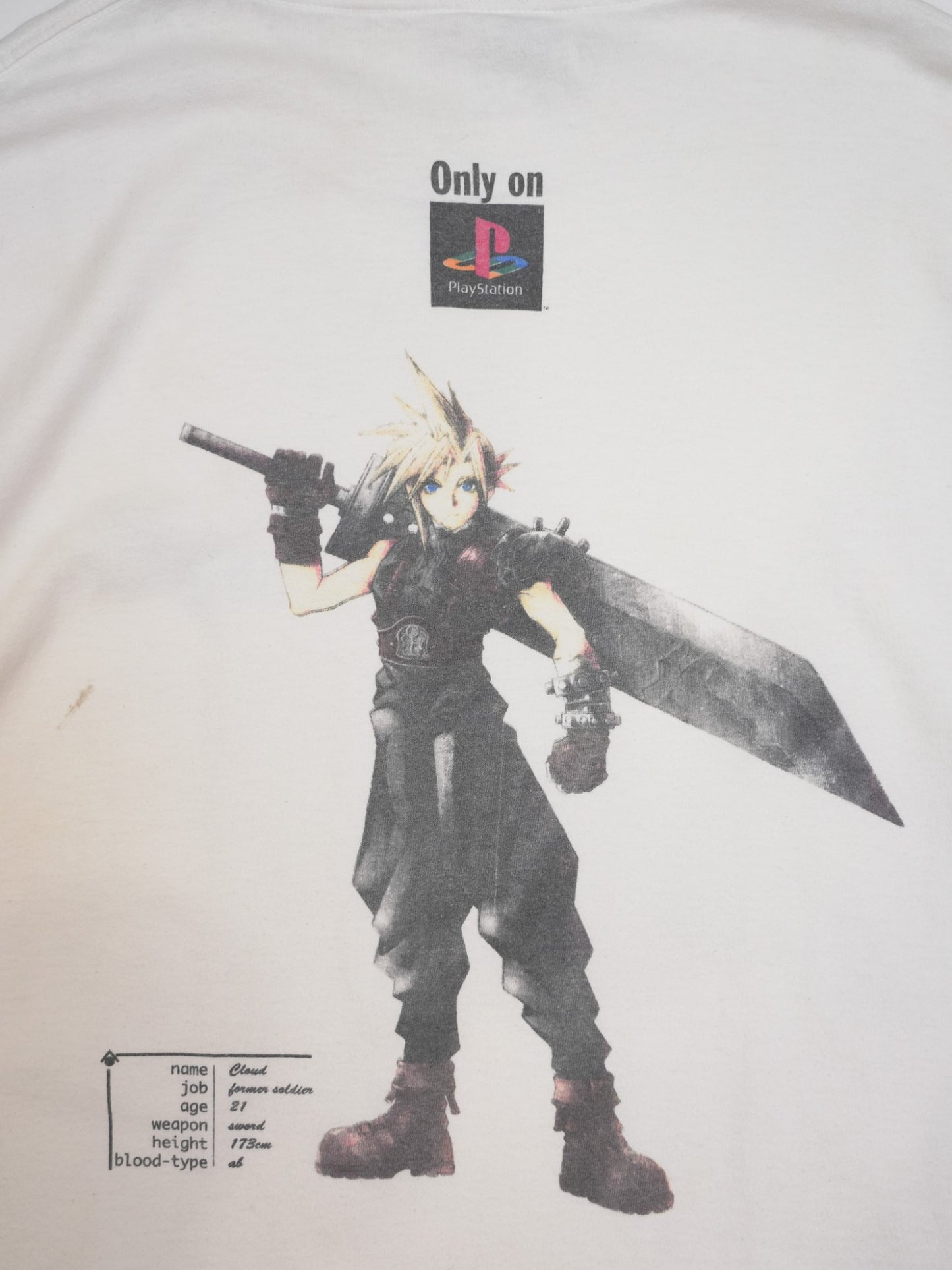 Final Fantasy Ⅶ クラウド Tシャツ XLサイズ