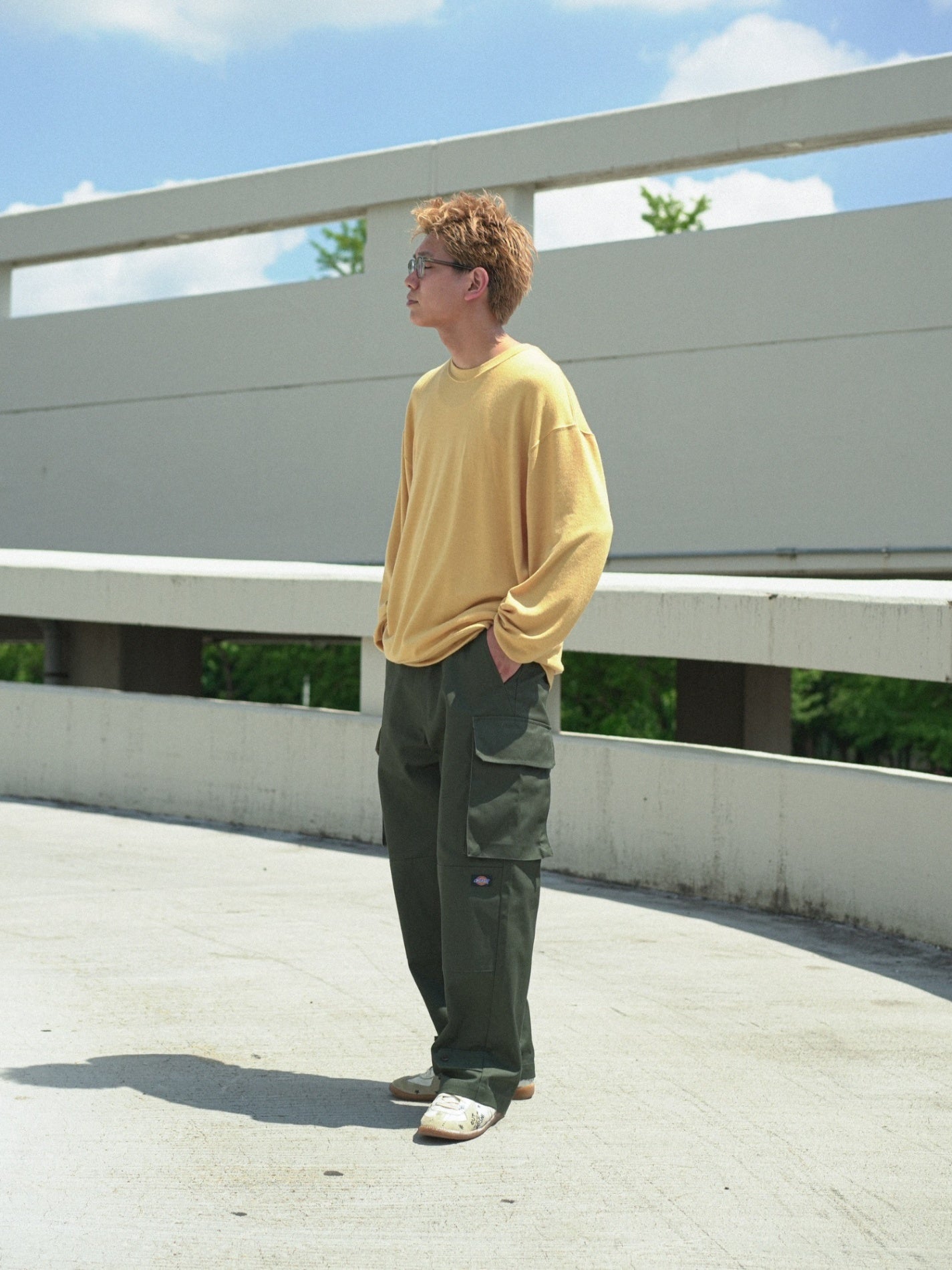 Dickies DAN別注 M47 Work Trousers - OLIVE