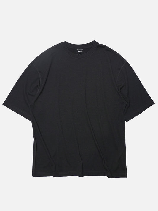 Wool Oversized Tee ‐Black