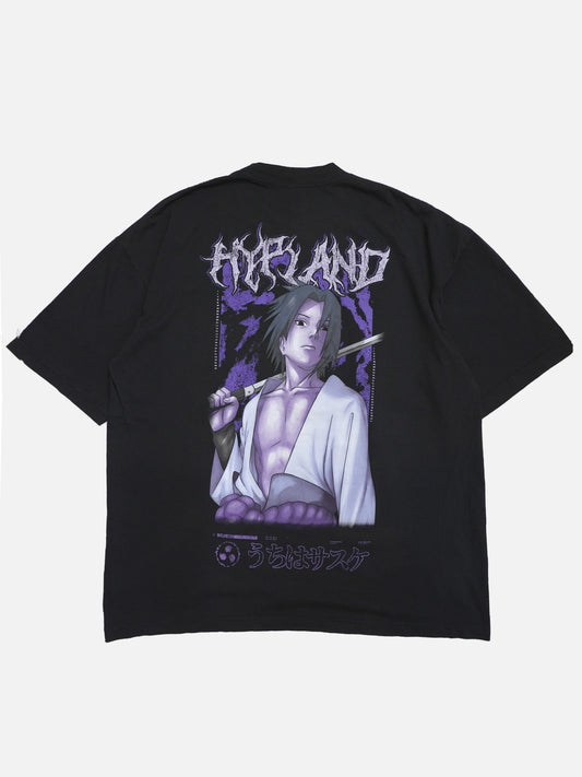 NARUTO×HYPLAND 疾風伝 うちはサスケ Tシャツ XLサイズ