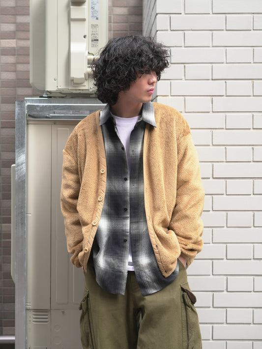 Polartec® Fleece Cardigan - COYOTE