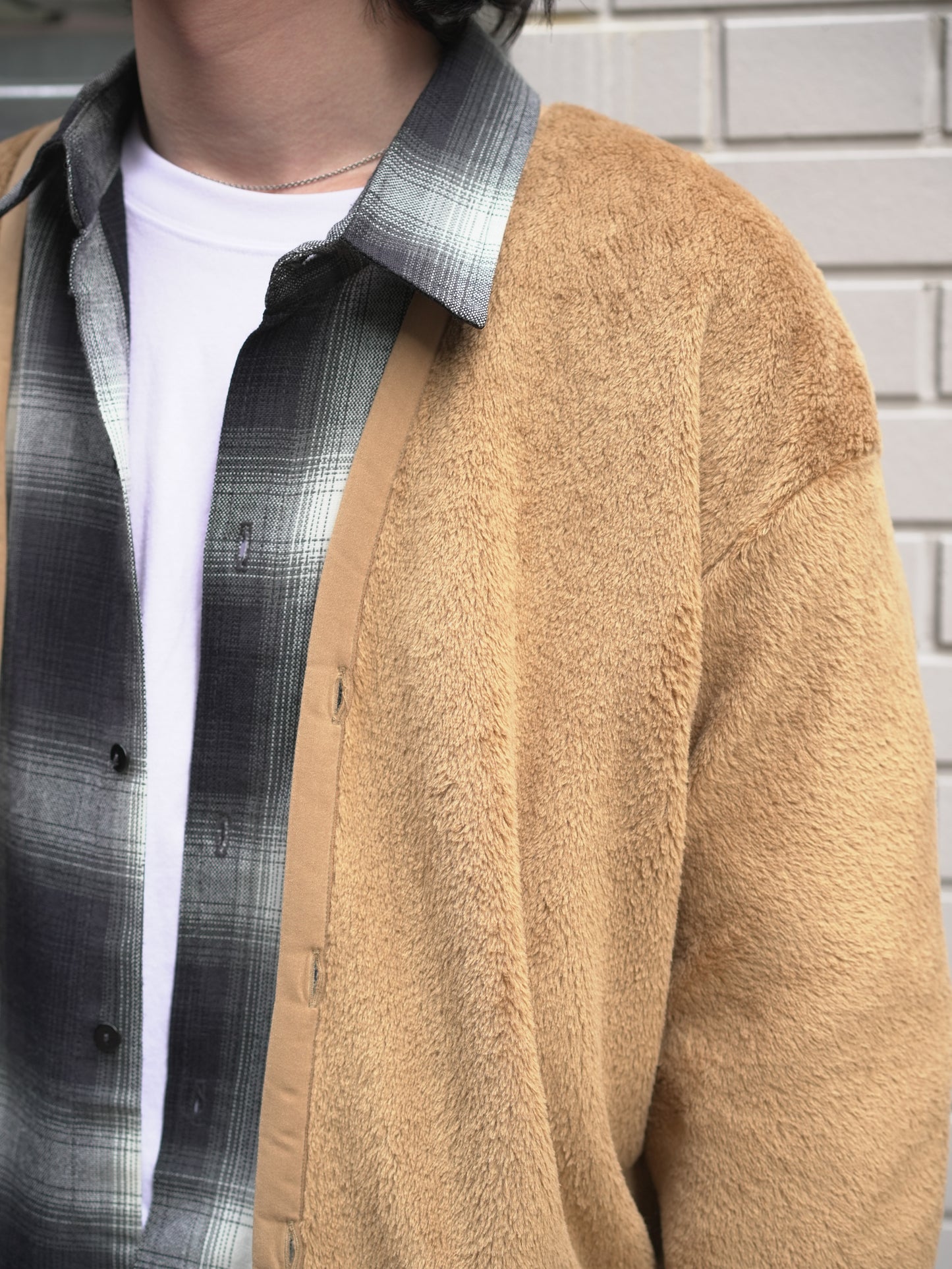 Polartec® Fleece Cardigan - COYOTE