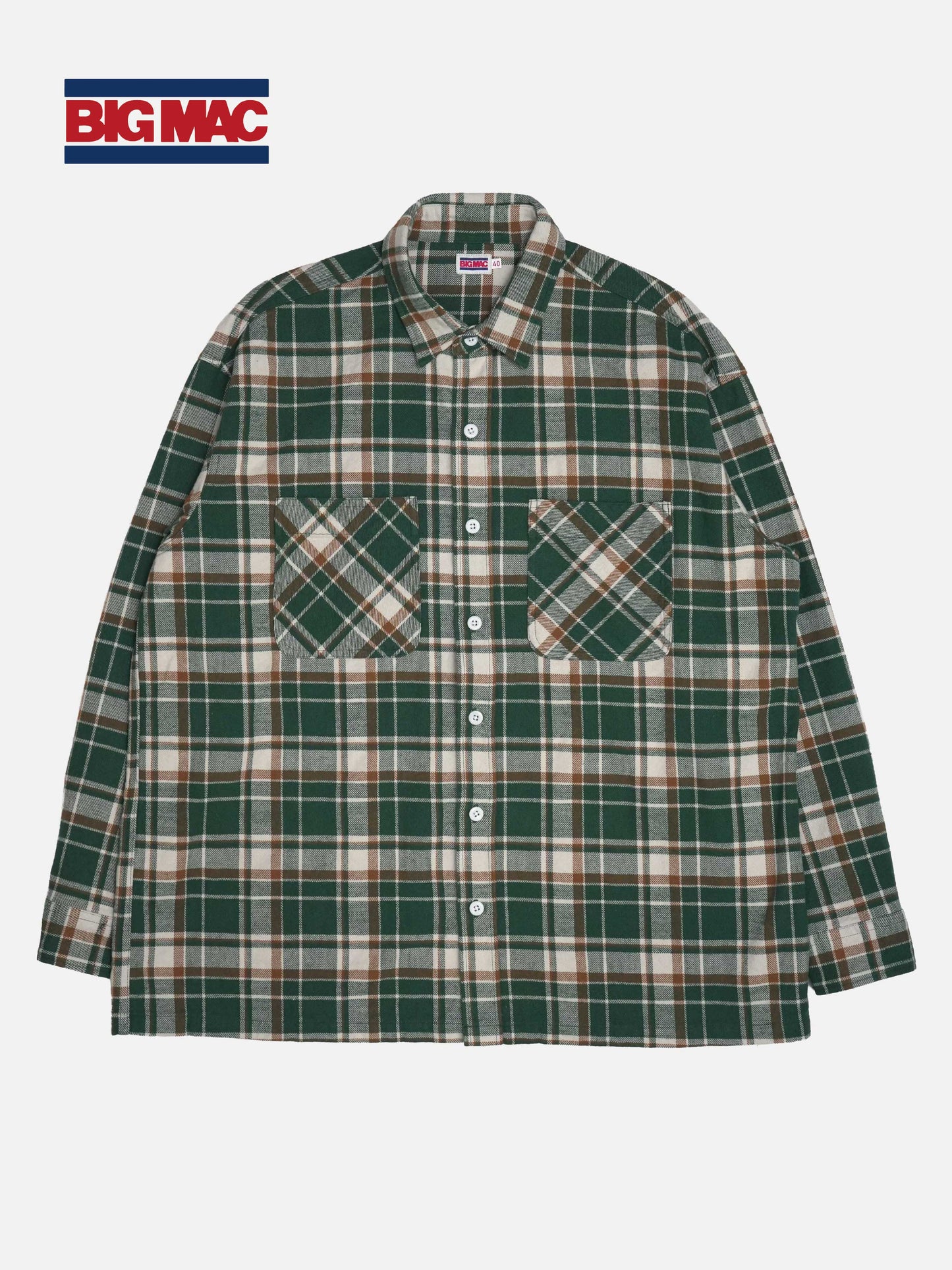 BIG MAC / DAN別注 HEAVY FLANNEL SHIRT - GREEN