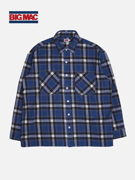 BIG MAC / DAN別注 HEAVY FLANNEL SHIRT - BLUE