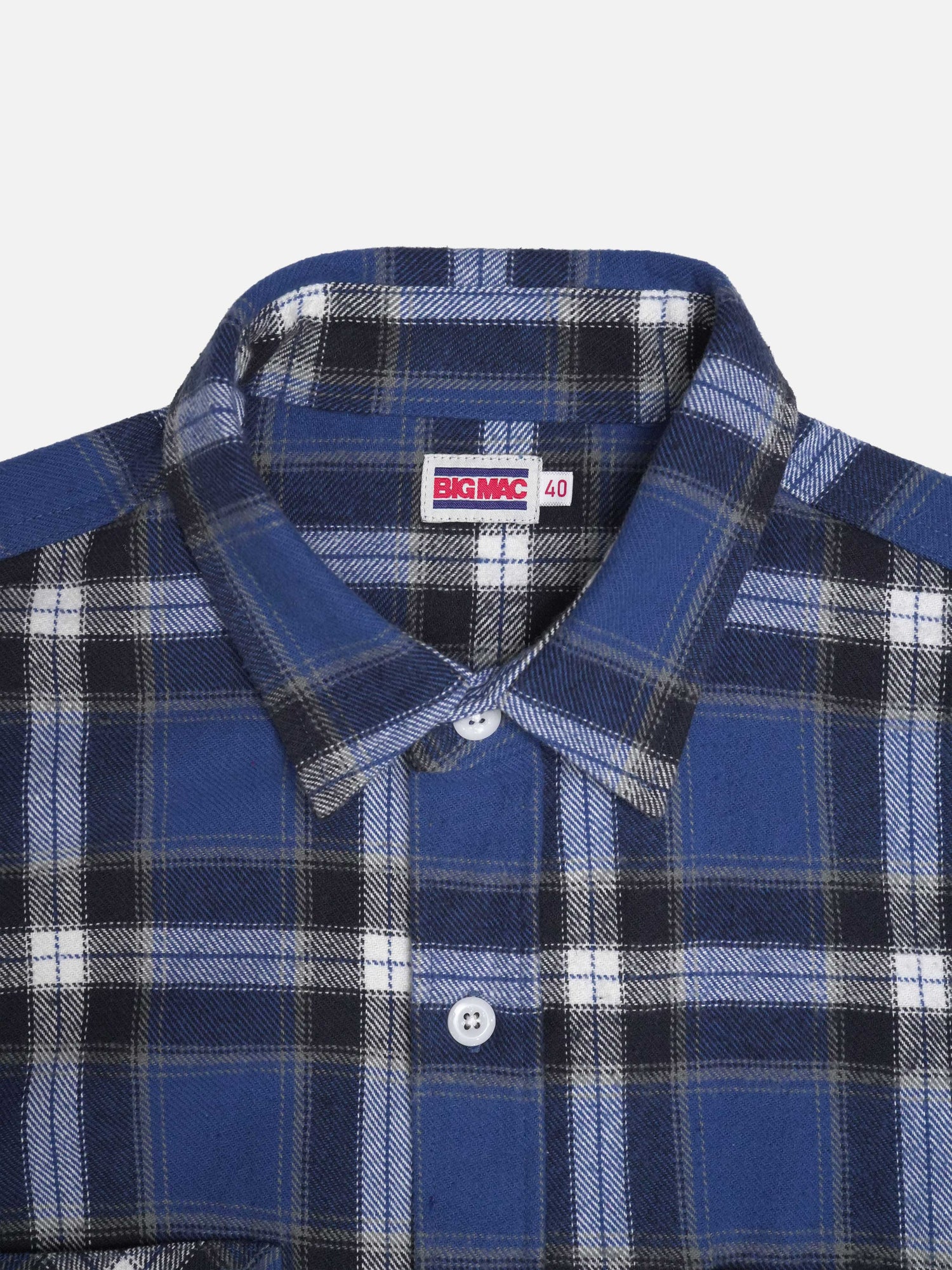 BIG MAC / DAN別注 HEAVY FLANNEL SHIRT - BLUE – バウンドマン