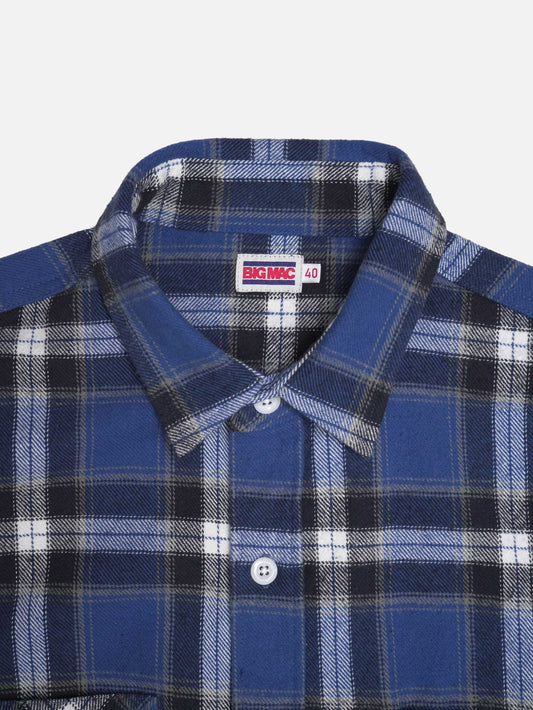 BIG MAC / DAN別注 HEAVY FLANNEL SHIRT - BLUE