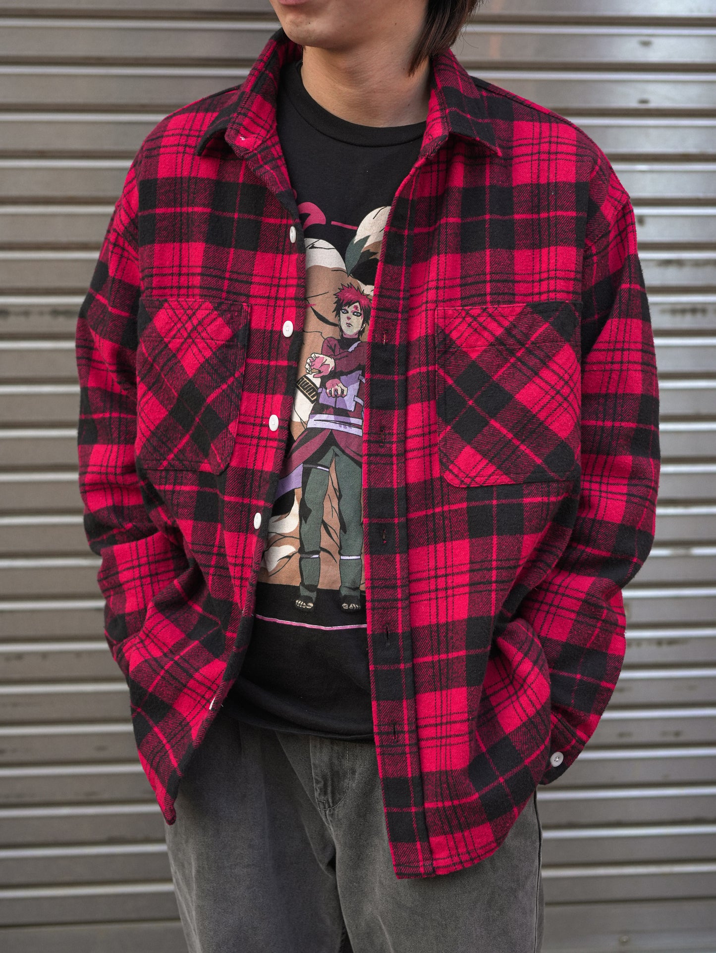 BIG MAC / DAN別注 HEAVY FLANNEL SHIRT - RED