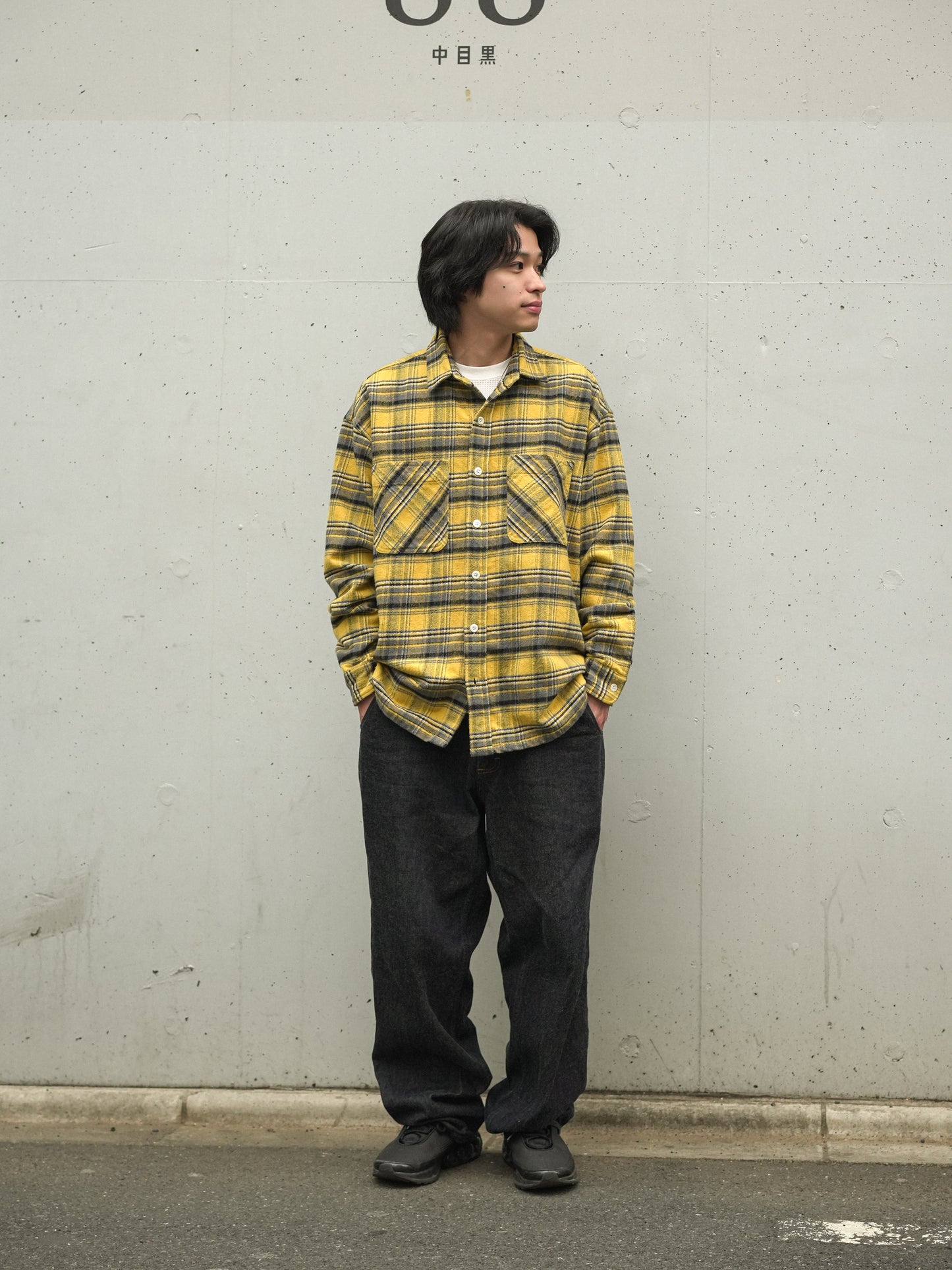 BIG MAC / DAN別注 HEAVY FLANNEL SHIRT - YELLOW