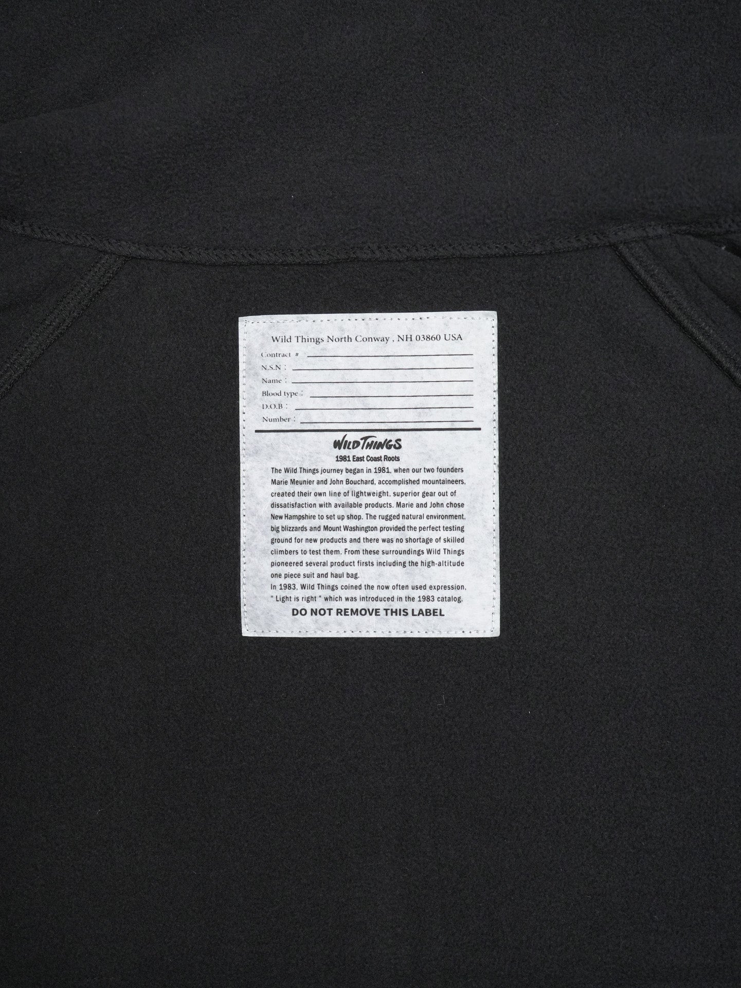 WILD THINGS / DAN別注 GEN2 FLEECE JACKET