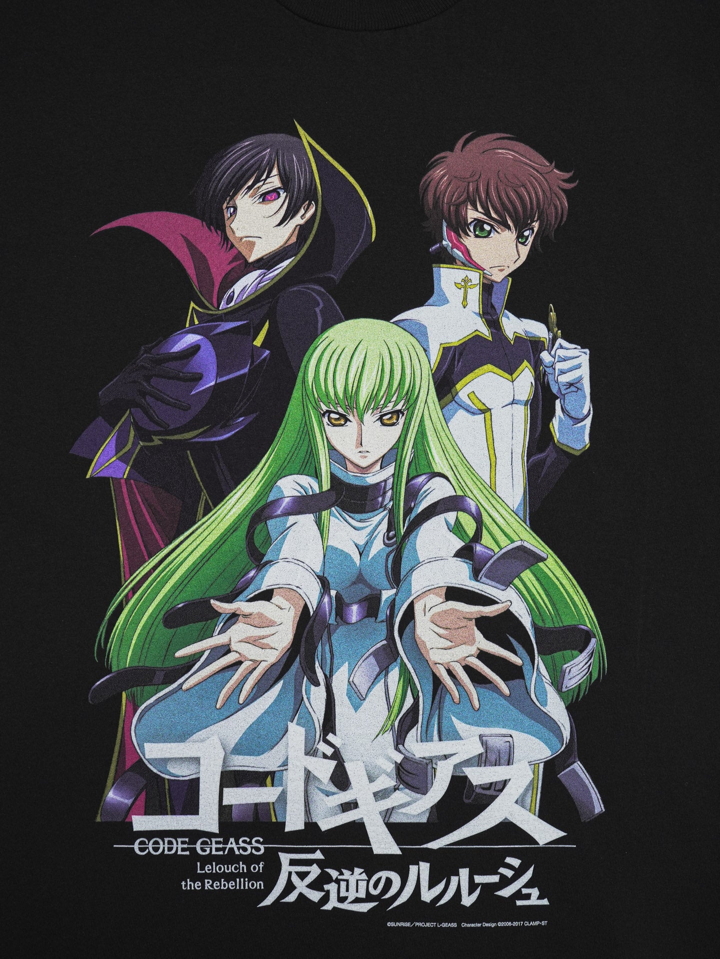 × コードギアス 反逆のルルーシュ / Lelouch × C.C. × Suzaku Tee Tee
