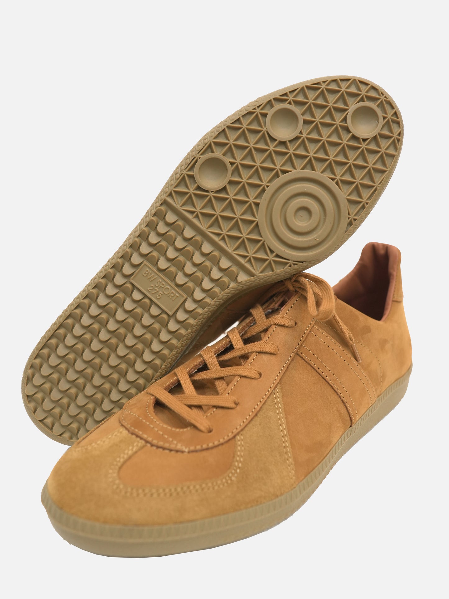 GERMAN MILITARY TRAINER - CAMEL NUBUCK