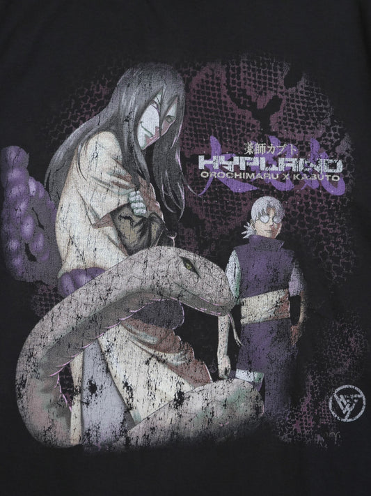 NARUTO×HYPLAND 疾風伝 大蛇丸＆薬師カブト Tシャツ XLサイズ