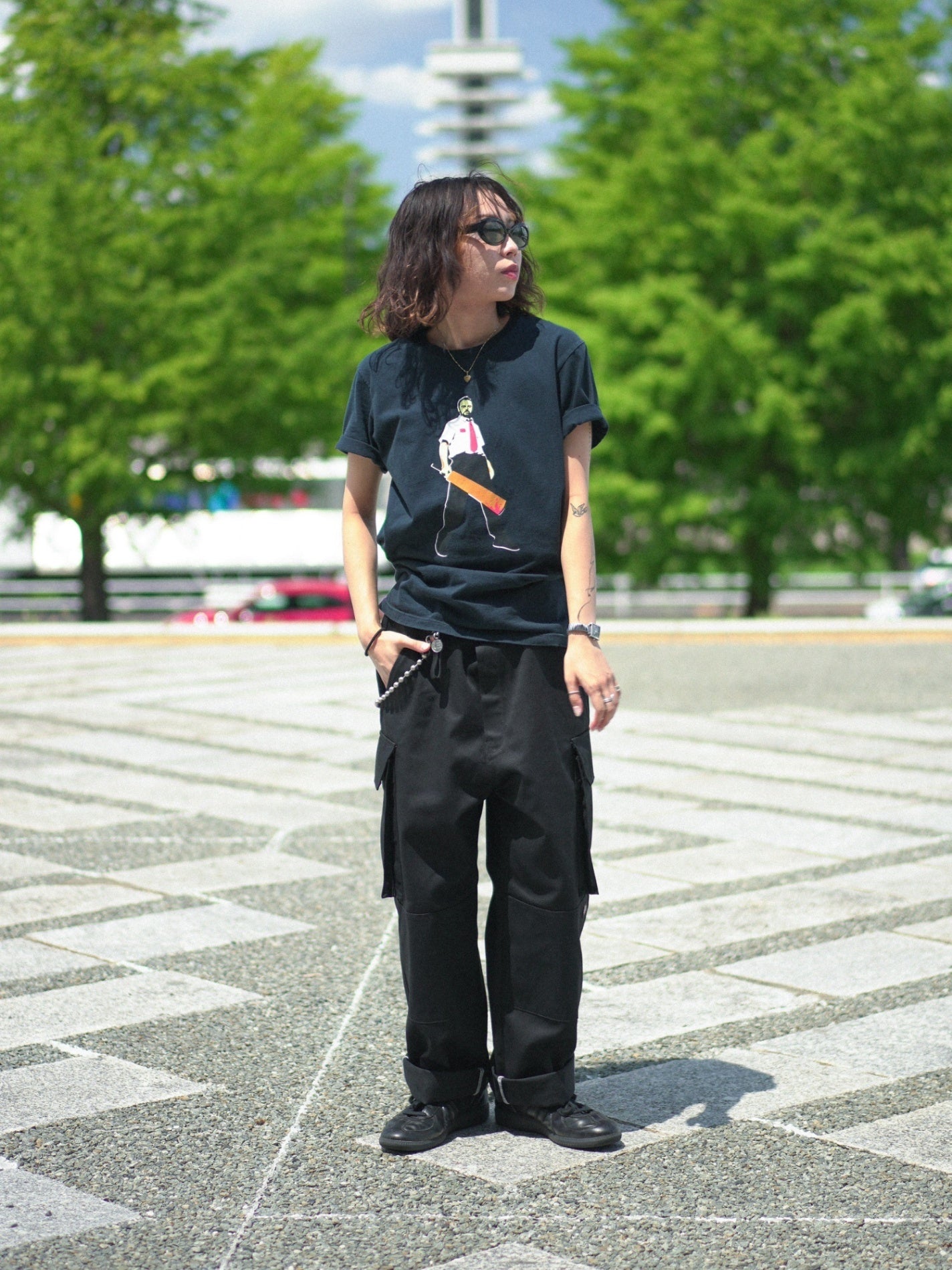 Dickies DAN別注 M47 Work Trousers - BLACK
