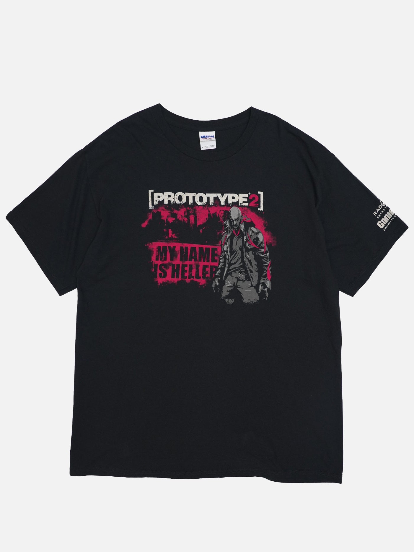 PS3 / PROTOTYPE 2 ビデオゲーム Tシャツ Lサイズ