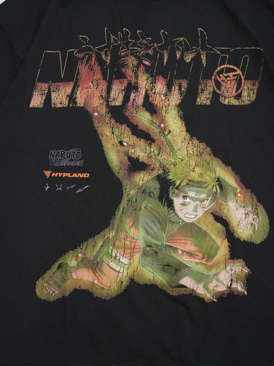 NARUTO×HYPLAND 疾風伝 うずまきナルト 九尾 Tシャツ XLサイズ