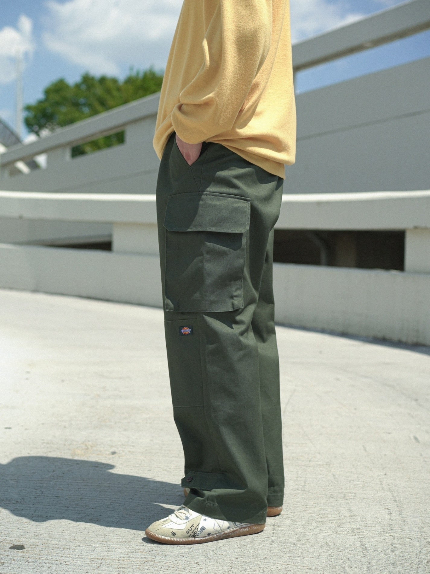 Dickies DAN別注 M47 Work Trousers - OLIVE