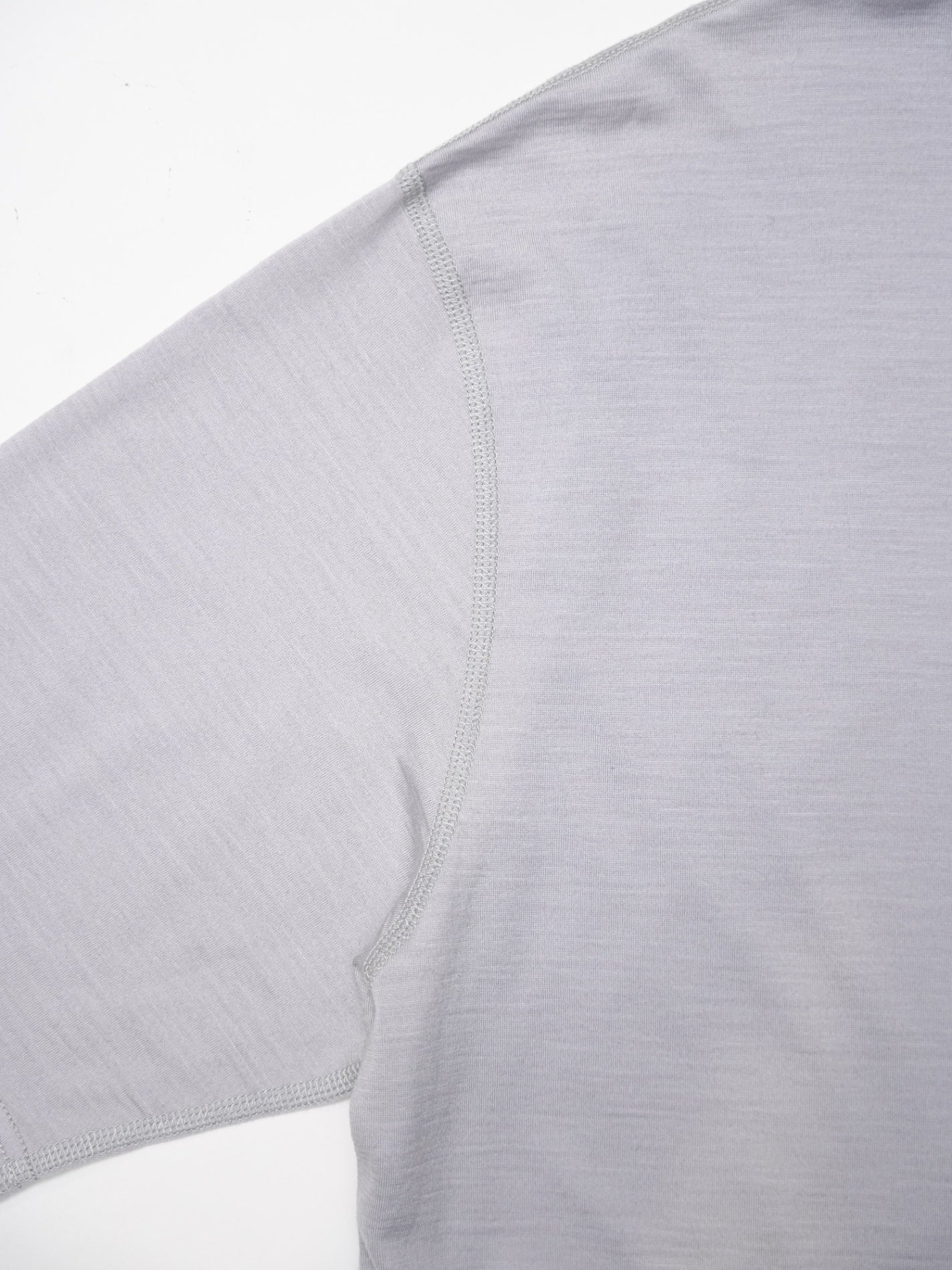 Wool Oversized Tee ‐Light Grey